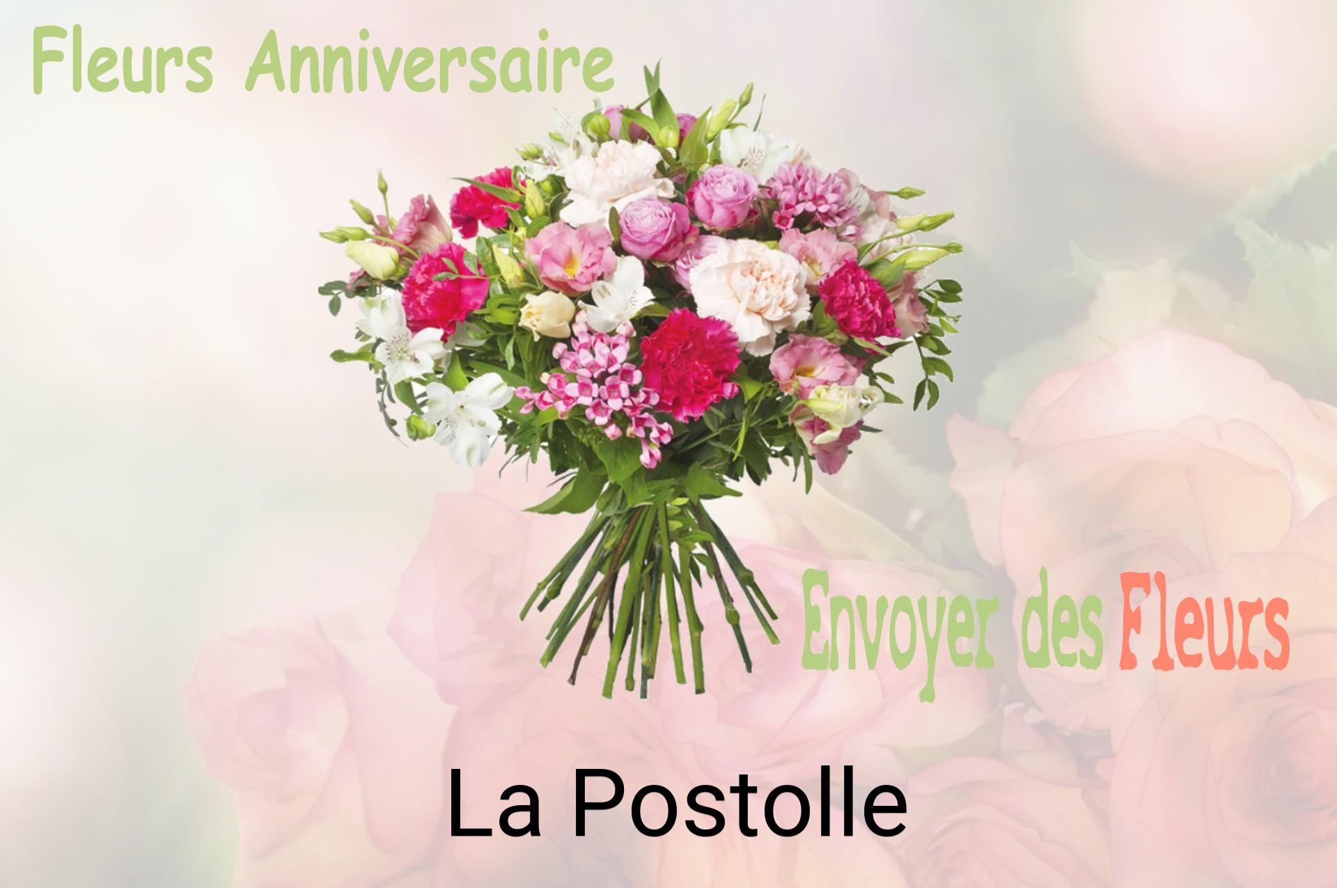 Bouquet de fleurs d’anniversaire livré à La Postolle