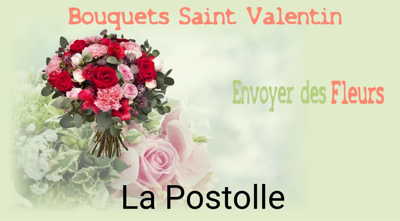 Roses de Saint-Valentin livrées à La Postolle